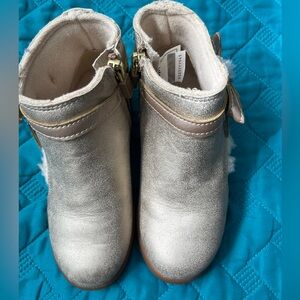 UGG Libbie metallic gold toddler boots 
size 11
